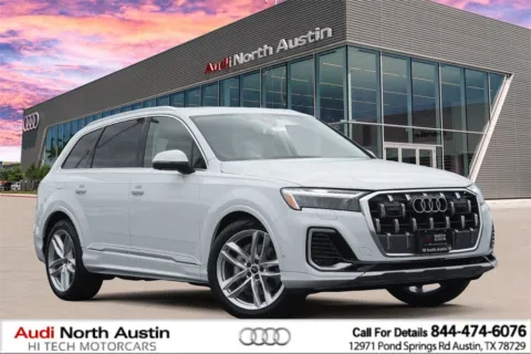 White 2025 Audi Q7 Premium Plus for sale in Austin, TX