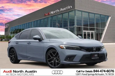 Gray 2022 Honda Civic Hatchback Sport Touring for sale in Austin, TX