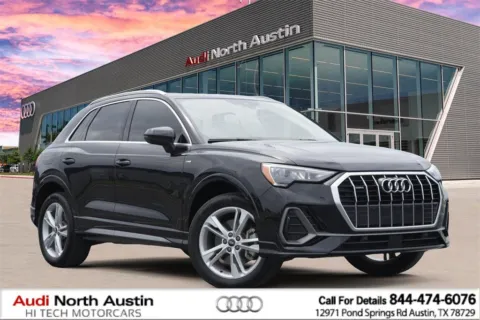 Black 2021 Audi Q3 S line Premium for sale in Austin, TX