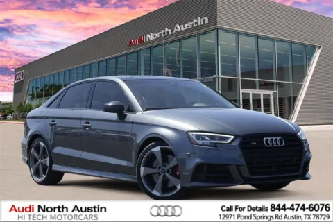 Gray 2020 Audi S3 Sedan S line Premium Plus for sale in Austin, TX