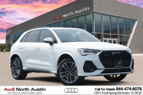 White 2025 Audi Q3 S line Premium for sale in Austin, TX
