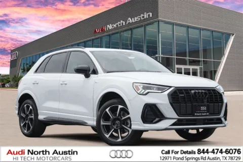 White 2025 Audi Q3 S line Premium Plus for sale in Austin, TX