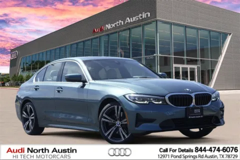 Blue 2021 BMW 3 Series 330i for sale in Austin, TX