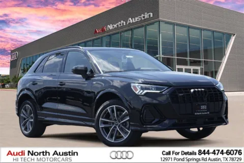 Black 2025 Audi Q3 S line Premium for sale in Austin, TX