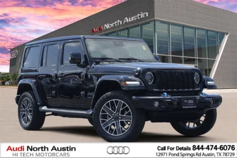 Black 2024 Jeep Wrangler 4xe High Altitude for sale in Austin, TX
