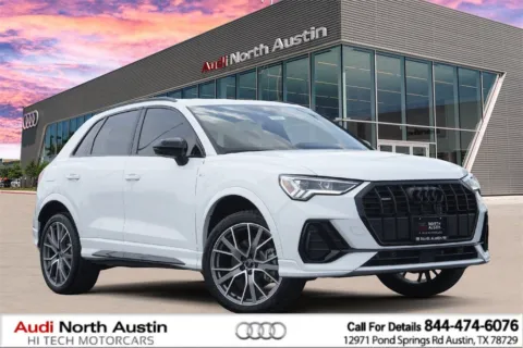 White 2025 Audi Q3 S line Premium Plus for sale in Austin, TX