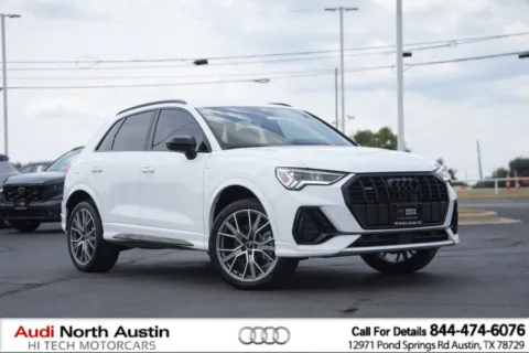 White 2025 Audi Q3 S line Premium Plus for sale in Austin, TX