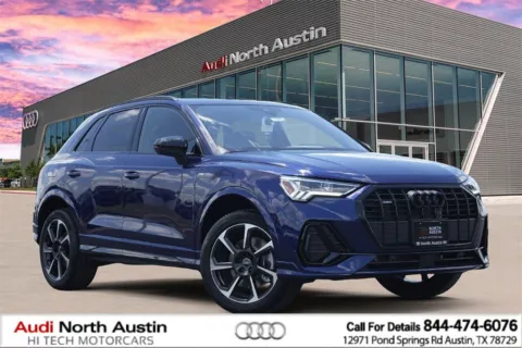 Blue 2025 Audi Q3 S line Premium Plus for sale in Austin, TX