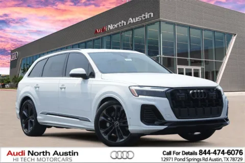 White 2025 Audi Q7 Premium Plus for sale in Austin, TX