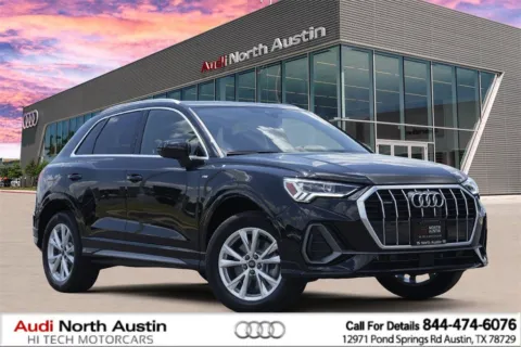 Black 2025 Audi Q3 S line Premium for sale in Austin, TX
