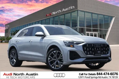 Silver 2025 Audi Q8 Premium Plus for sale in Austin, TX