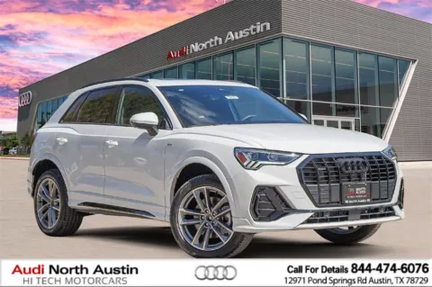 White 2025 Audi Q3 S line Premium for sale in Austin, TX