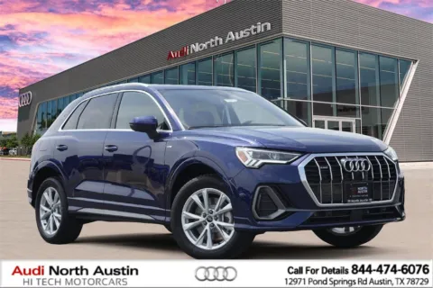 Blue 2025 Audi Q3 S line Premium Plus for sale in Austin, TX