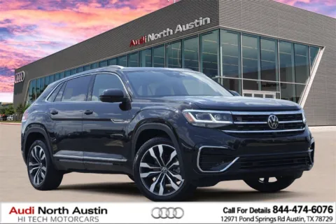 Black 2022 Volkswagen Atlas Cross Sport 3.6L V6 SEL Premium R-Line for sale in Austin, TX