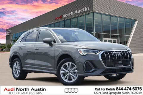 Gray 2025 Audi Q3 S line Premium Plus for sale in Austin, TX