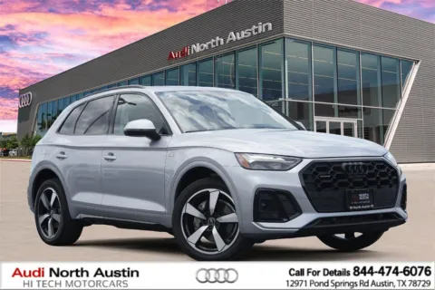 Silver 2022 Audi Q5 S line Premium Plus for sale in Austin, TX