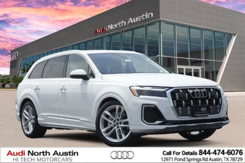 White 2025 Audi Q7 Premium Plus for sale in Austin, TX
