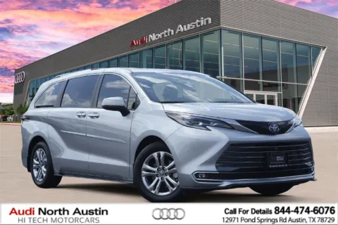 Silver 2023 Toyota Sienna Platinum for sale in Austin, TX