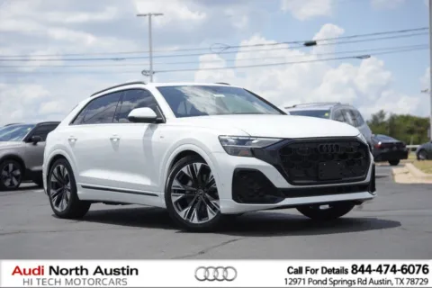 White 2025 Audi Q8 Premium Plus for sale in Austin, TX