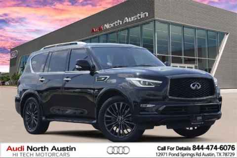 Black 2020 INFINITI QX80 LUXE for sale in Austin, TX