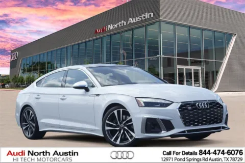 White 2024 Audi S5 Sportback Premium Plus for sale in Austin, TX