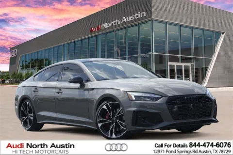Gray 2024 Audi S5 Sportback Premium Plus for sale in Austin, TX
