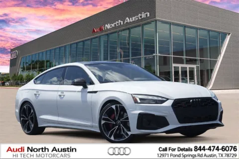 White 2022 Audi S5 Sportback Premium Plus for sale in Austin, TX