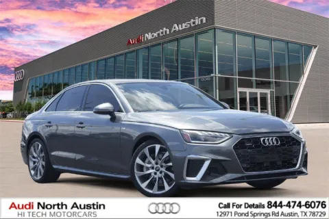 Gray 2023 Audi A4 Sedan S line Premium Plus for sale in Austin, TX