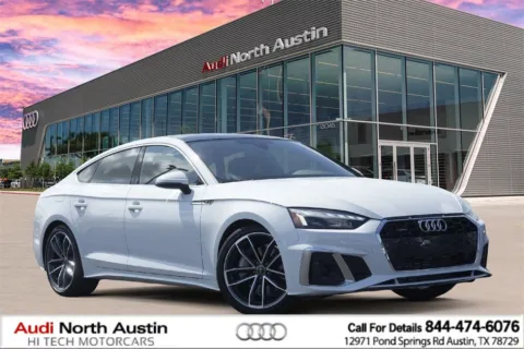 White 2024 Audi A5 Sportback S line Premium for sale in Austin, TX