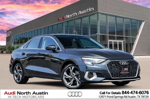 Gray 2022 Audi A3 Premium Plus for sale in Austin, TX