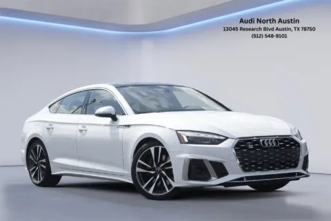 White 2024 Audi S5 Sportback Premium Plus for sale in Austin, TX