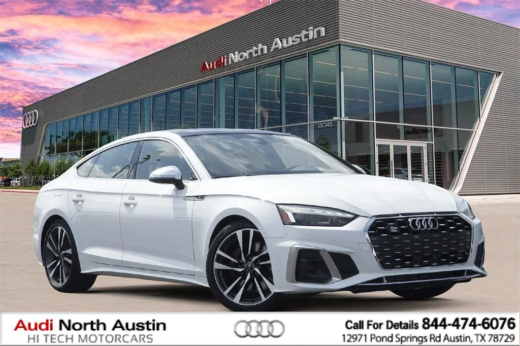 White 2024 Audi S5 Sportback Premium Plus for sale in Austin, TX