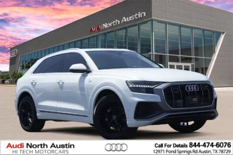 White 2023 Audi Q8 Premium Plus for sale in Austin, TX