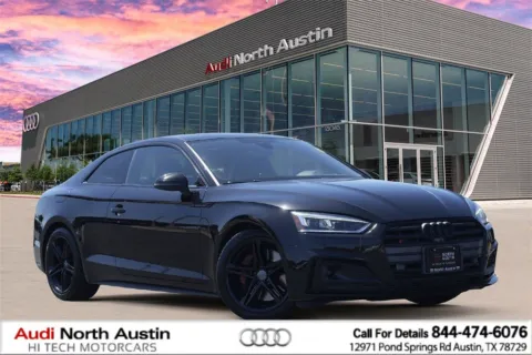 Black 2019 Audi S5 Coupe Prestige for sale in Austin, TX