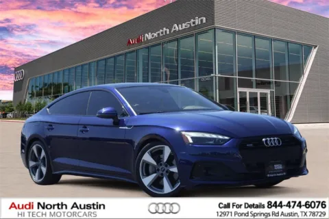 Blue 2020 Audi A5 Sportback Premium Plus for sale in Austin, TX