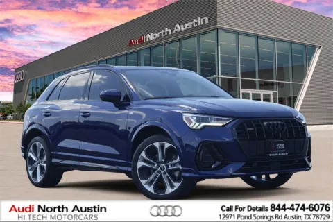 Blue 2022 Audi Q3 S line Premium Plus for sale in Austin, TX