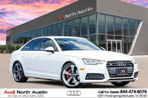 White 2018 Audi S4 Premium Plus for sale in Austin, TX