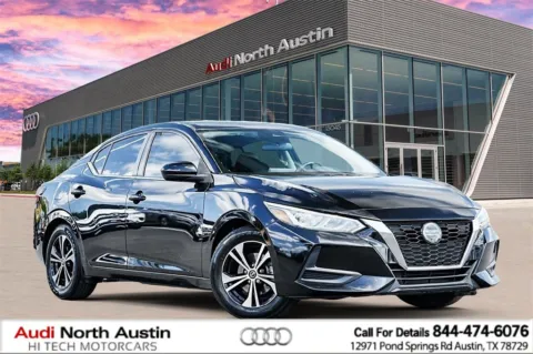 Black 2021 Nissan Sentra SV for sale in Austin, TX