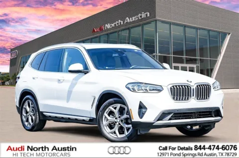 White 2023 BMW X3 sDrive30i for sale in Austin, TX
