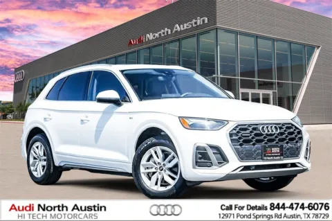 White 2022 Audi Q5 S line Premium for sale in Austin, TX