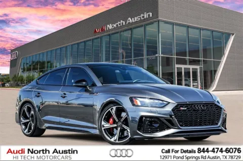 Black 2021 Audi RS 5 Sportback 2.9T for sale in Austin, TX