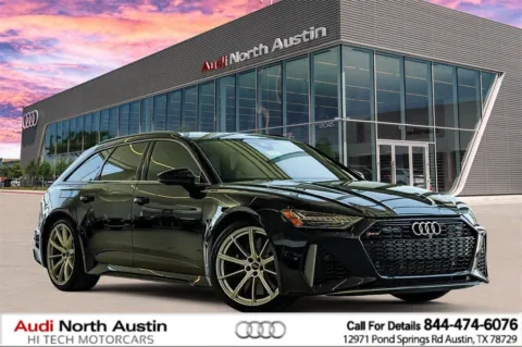 Black 2026 Audi RS 6 Avant performance for sale in Austin, TX