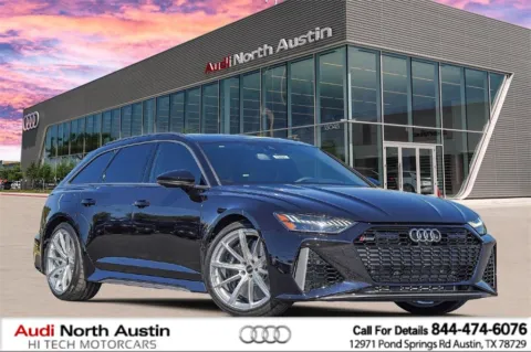 Black 2026 Audi RS 6 Avant performance for sale in Austin, TX