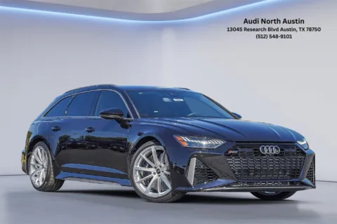 Black 2026 Audi RS 6 Avant performance for sale in Austin, TX
