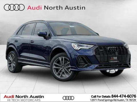Blue 2025 Audi Q3 S line Premium for sale in Austin, TX