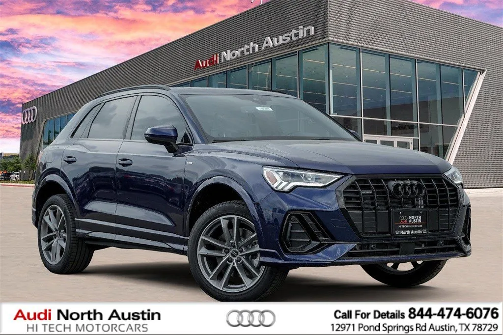 Blue 2025 Audi Q3 S line Premium for sale in Austin, TX