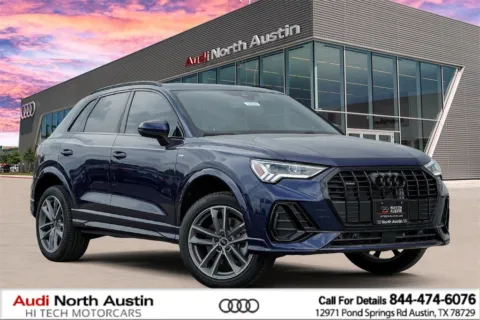 Blue 2025 Audi Q3 S line Premium for sale in Austin, TX