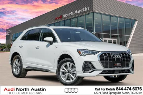 White 2025 Audi Q3 S line Premium for sale in Austin, TX