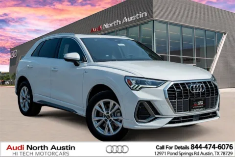 White 2025 Audi Q3 S line Premium for sale in Austin, TX