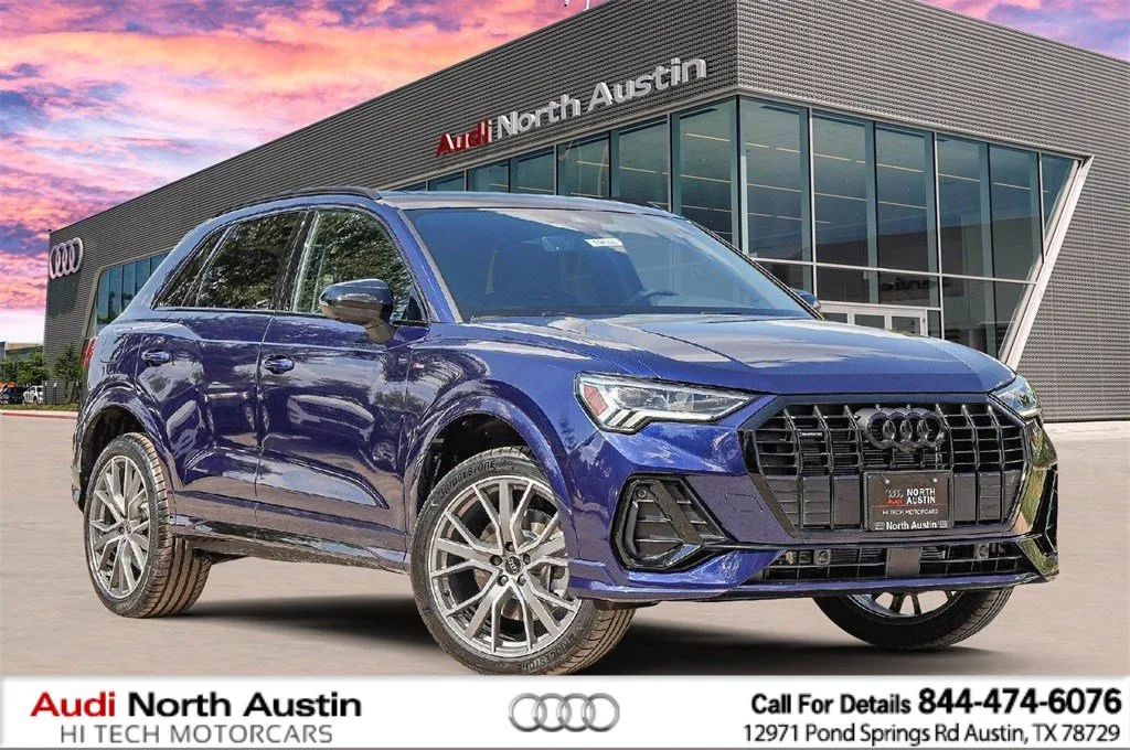 Blue 2025 Audi Q3 S line Premium Plus for sale in Austin, TX
